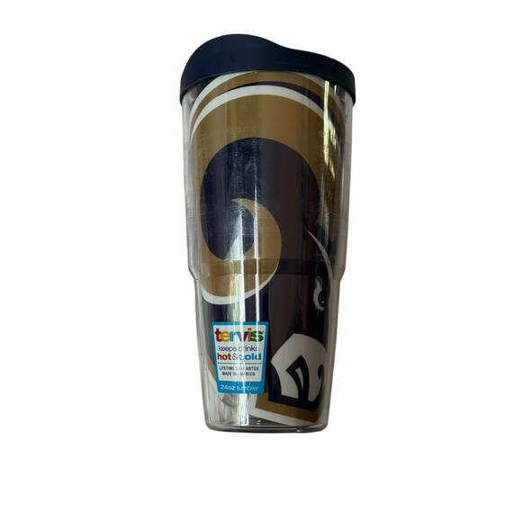 Tervis Tumbler St. Louis Rams Football NFL NEW 24oz Insulated Cup with Lid READ - Picture 1 of 6